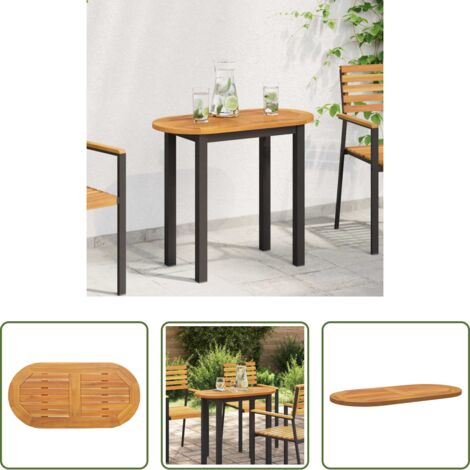 Mesa de madera -  Encimera Aceite Natural 80 x 40 x 2 cm Madera de Acacia Sólida