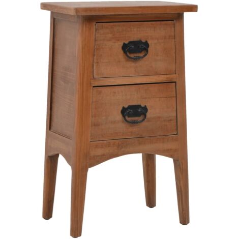 Mesa de madera Madiça Kiddlewood 40x29x68 cm marrón