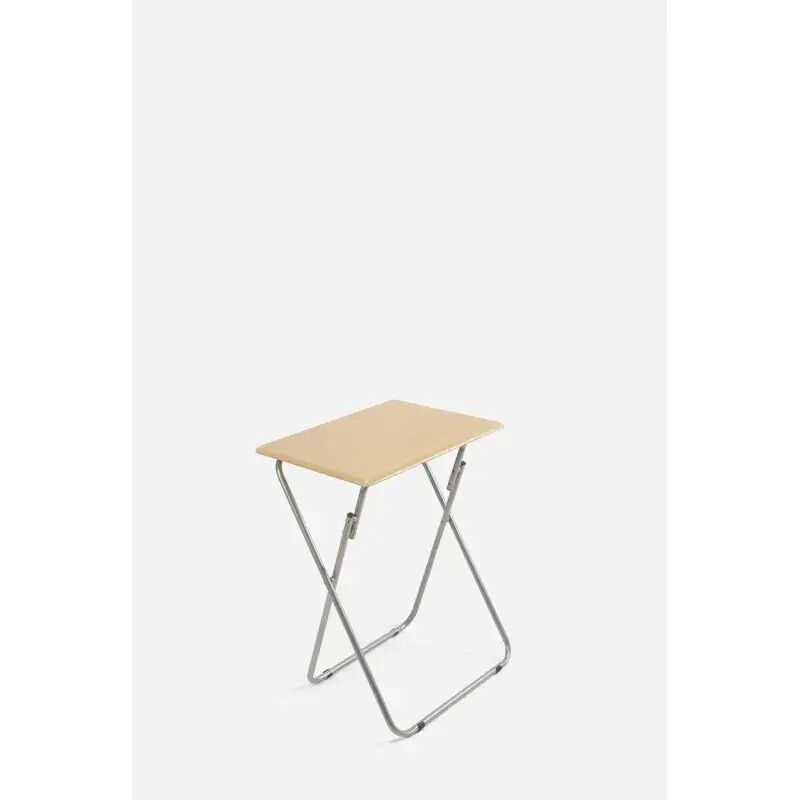 MESA DE MADERA PLEGABLE RECTANGULAR NATURAL 48X38X66 cm