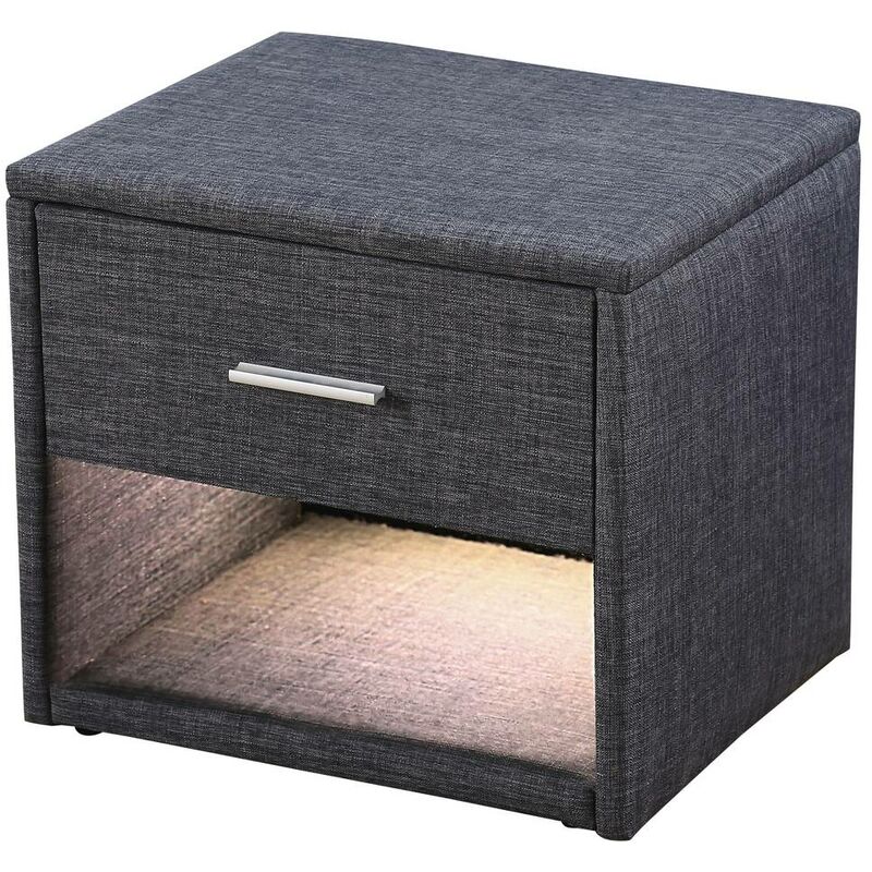 

Mesa de noche Eda - 49 x 37 x 44.5 cm - Gris