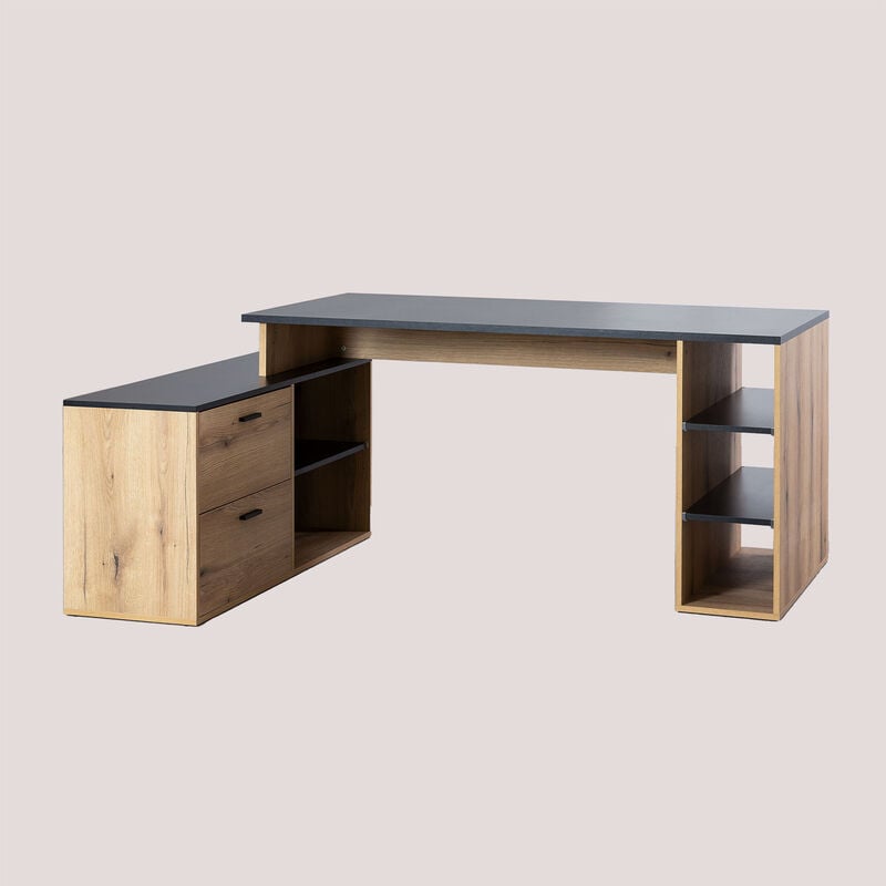 

Mesa de oficina en Madera Taluk SKLUM - Madera Rústica Izquierda