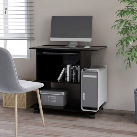 Mesa de ordenador madera contrachapada blanco 80x50x75 cm vidaXL