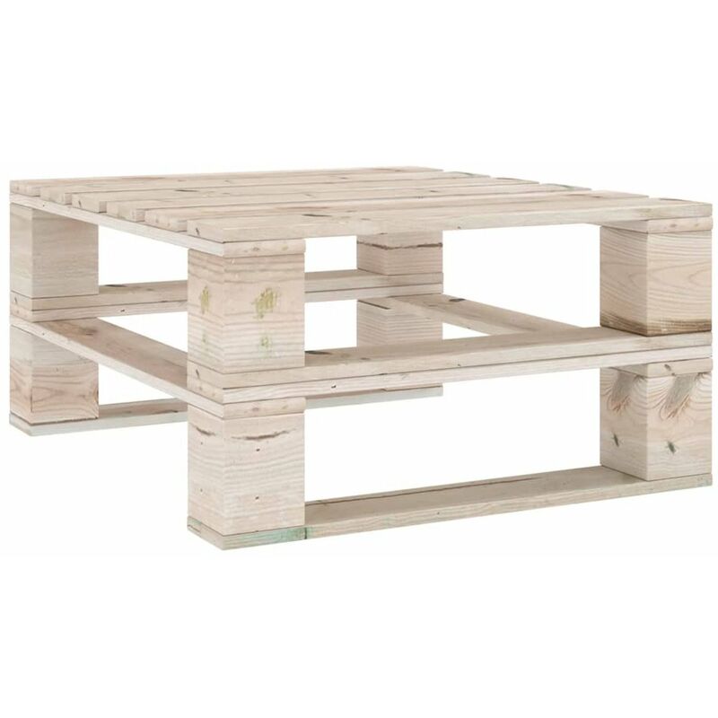 

Mesa de pales para jardin de madera de pino impregnada
