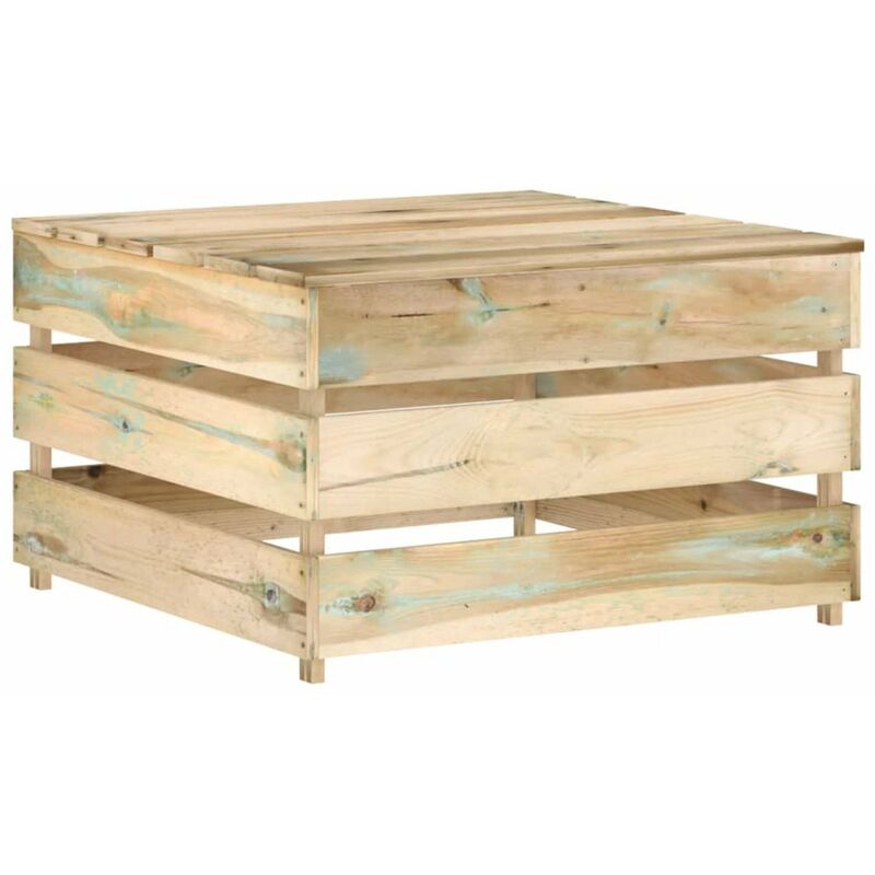 

Mesa de pales para jardin de madera de pino impregnada