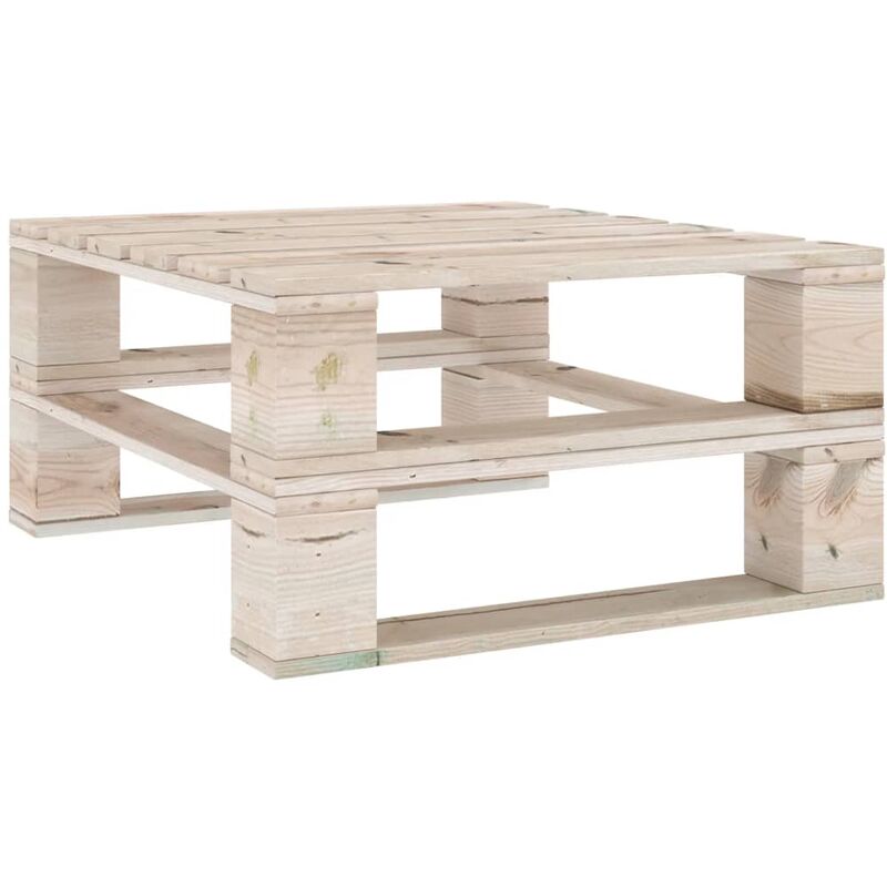 

Mesa de palés para jardín de madera de pino impregnada