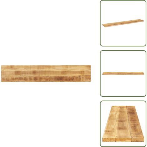Mesa de repuesto - vidaXL Tablero de mesa rectangular madera maciza mango 180x40x2,5 cm - Mesa rústica
