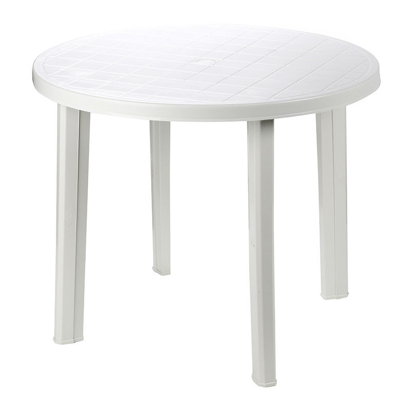 

Mesa Redonda Color Blanco 90X90X72Cm