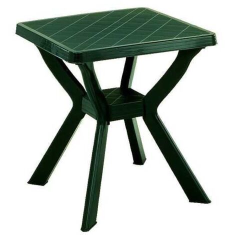 Mesa de resina Reno Verde 70x70 Progarden