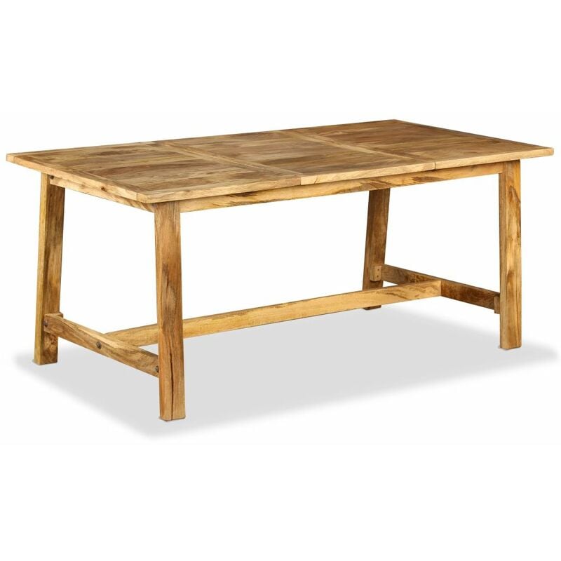 

Happyshopping - Mesa de salon comedor de madera maciza de mango 180 cm
