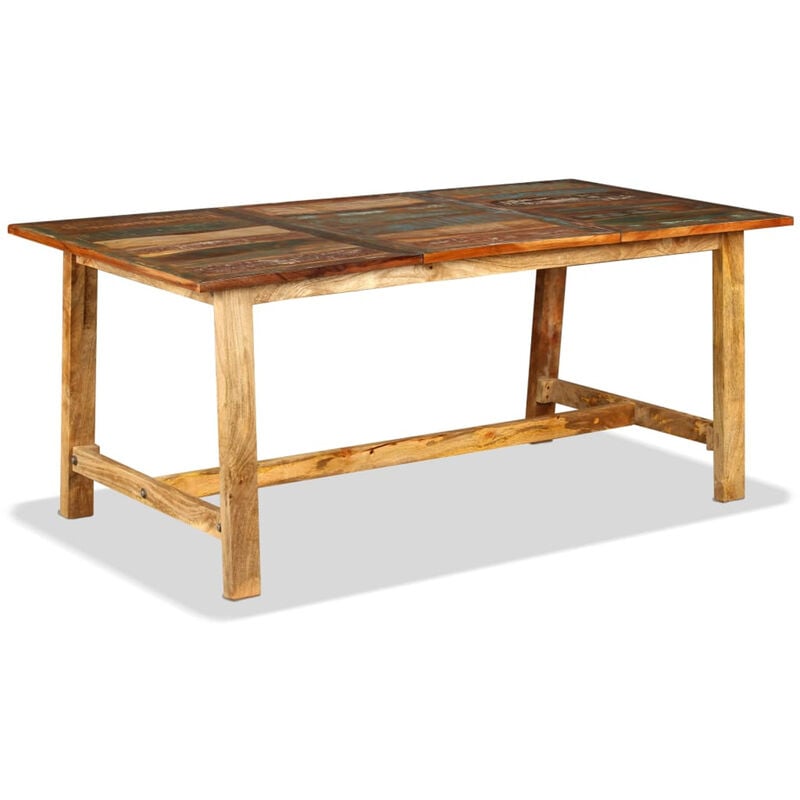 

Mesa de salon comedor de madera maciza reciclada 180 cm
