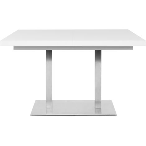 Mesa de salón extensible 120x80 cm blanco mate - Dream