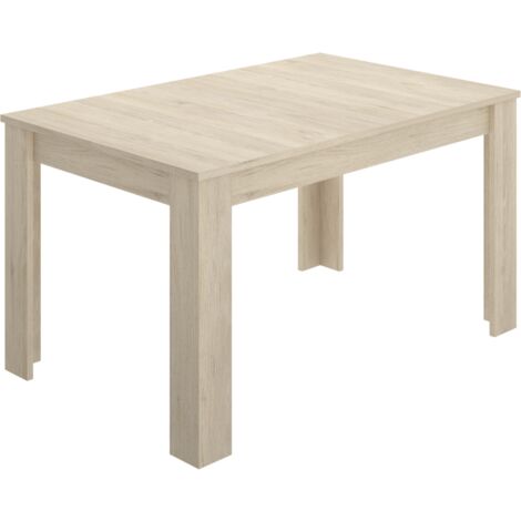 Mesa de salon extensible Baños de la encina en color natural 76 cm(alto)140-180 cm(ancho)90 cm(largo)