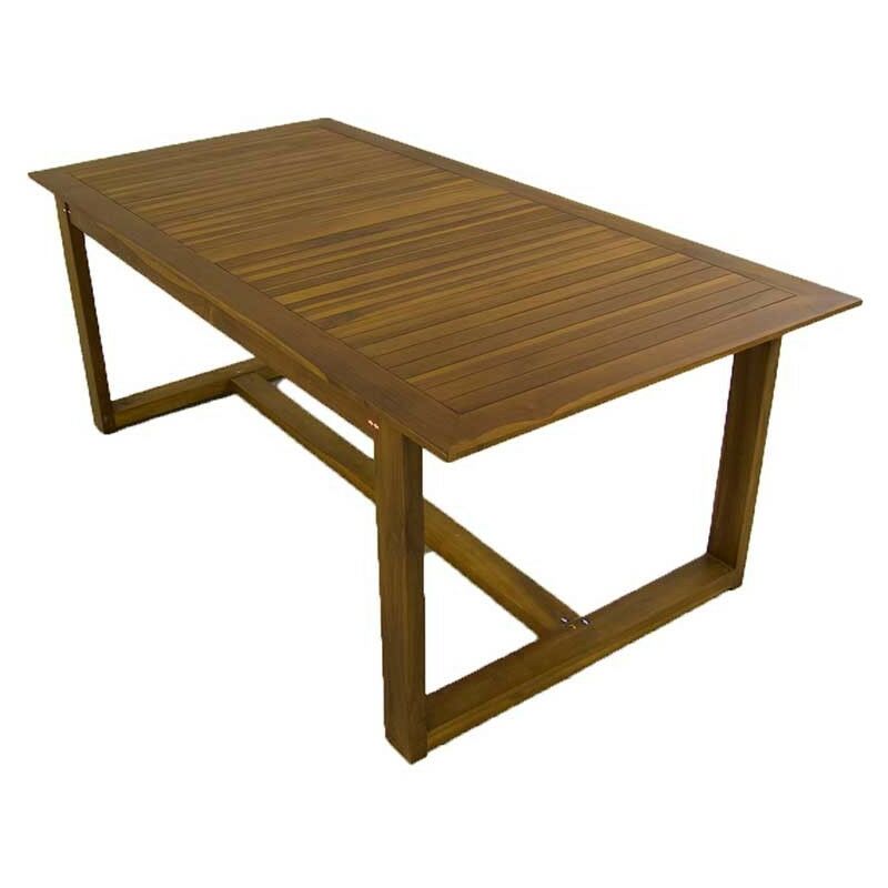 

Edenjardin Teca - Mesa de teca para exterior de 200 cm largo | Rectangular | Madera teca grado A | TamaÃƒÂ±o: 200x100x76 cm | Tratamiento al agua