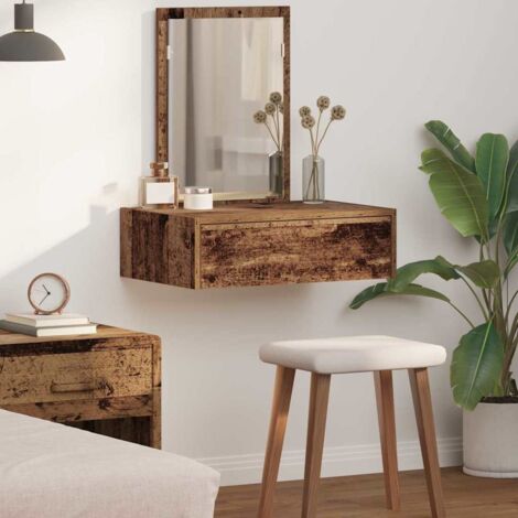 Mesa de tocador Marrón 60 x 40 x 70 cm Madera contrachapada