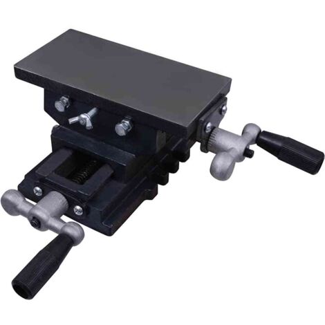 Mesa de tornillo de banco manual carro transversal