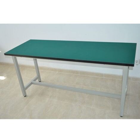 Mesa de trabajo con recubrimiento antiestatico 120cm x 80cm y 75cm altura