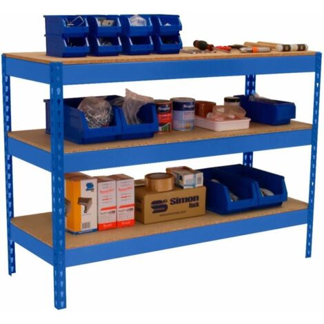 Mesa De Trabajo Kit Simonwork Basic 3 901245-3 Azul/Madera