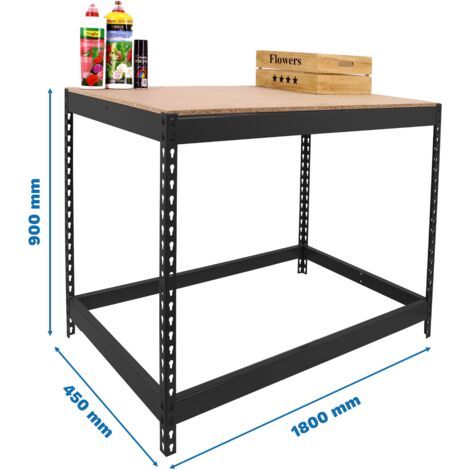 Mesa de Trabajo SIMONWORK Basic 1 901845-1 antracita/madera