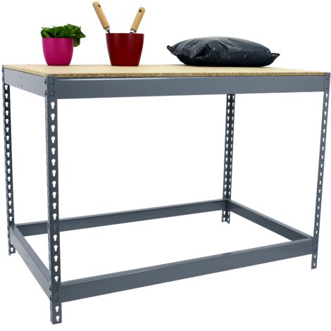 Mesa de Trabajo SIMONWORK Basic 1 901845-1 gris/madera