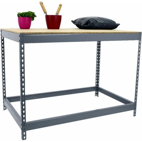 Mesa de Trabajo SIMONWORK Basic 1 902145-1 gris/madera