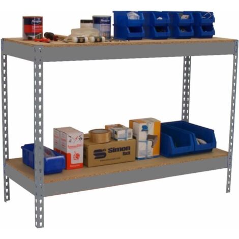 Mesa de Trabajo SIMONWORK Basic 2 901245-2 gris/madera