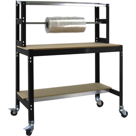 Mesa de Trabajo SIMONWORK con Ruedas BT 4 1200 antracita/madera