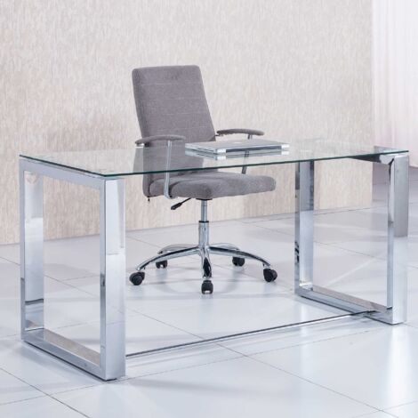 Mesa Despacho Office Patas Cromo OK1271