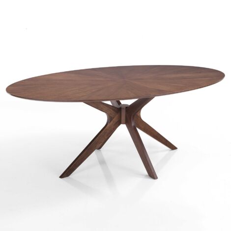 Mesa efecto madera acabado nogal cm. Al.75 x P.110 x L.190
