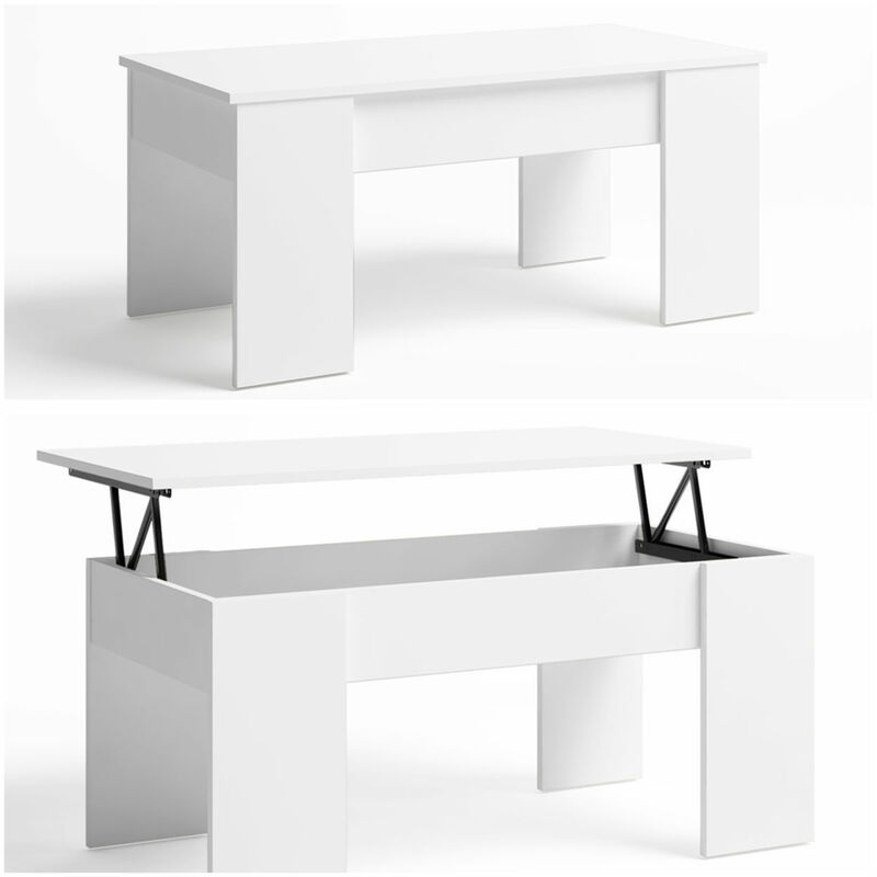 

Mesa elevable Manchester Blanco Mate