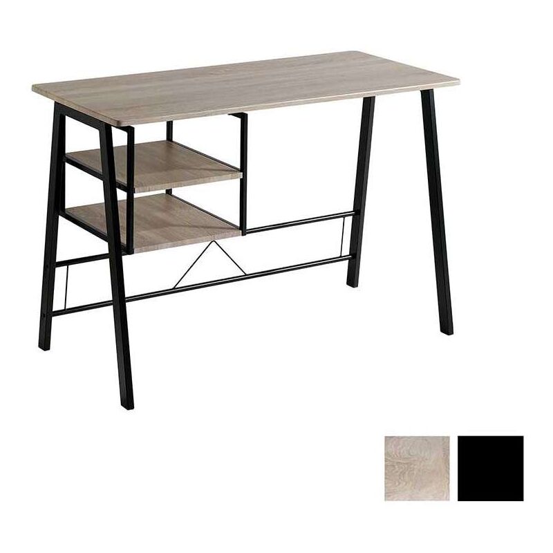 

Mesa escritorio con baldas laterales Andrea 120 x 52 x 76.5 cm (largo x ancho x alto)