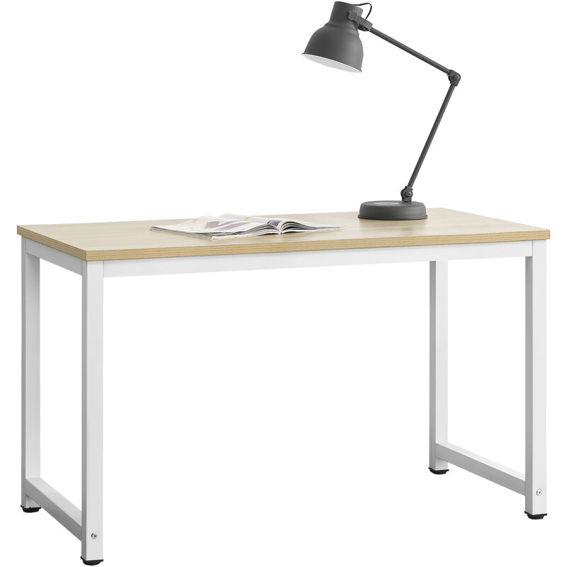 

[en.casa] - Mesa Escritorio Herning - Escritorio de ordenador PC - 75 x 120 x 60 cm - Mesa de oficina - Mesa para Jóvenes para Estudiar - Blanco y