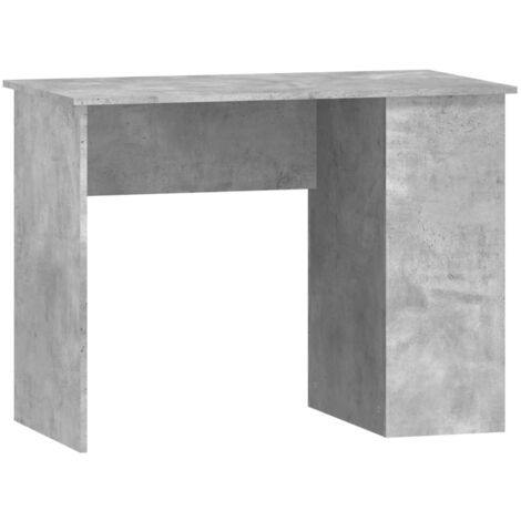 Mesa escritorio puesto de trabajo mueble ordenador estudio 100 x 55 x 75 cm madera contrachapada gris 020023829