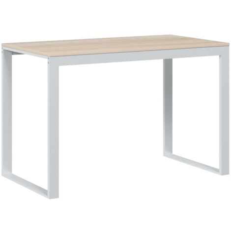 Mesa escritorio puesto de trabajo mueble ordenador estudio ordenador y roble 110 x 60 x 73 cm Aglomerado marrón 020023720