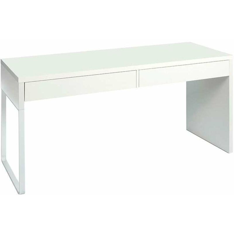 

Mesa escritorio reversible 2 cajones Dallas en acabado blanco 138 cm(alto)75 cm(ancho)50 cm(largo) Color BLANCO ARTIK
