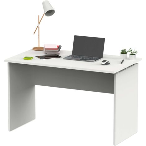 Mesa Escritorio Teide Moderno Color Blanco Mate 120cm