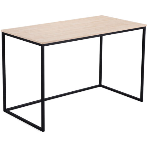Mesa Estudio Mia Roble Nordish / Negro 120 X 60 Cm. OK1257