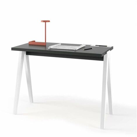 Mesa estudio Mod-629 acabado grafito/blanco, 47x 107 x 78 cm (fondo x ancho x alto)