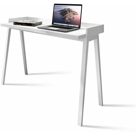 Mesa estudio Mod-Nairobi acabado blanco, 47 x 110 x 81 cm (fondo x ancho x alto)