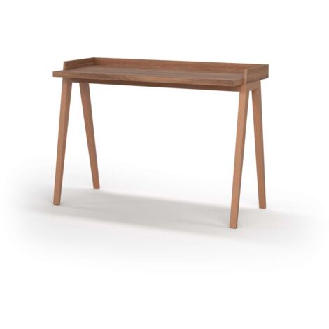 Mesa estudio Mod-Nairobi acabado nogal, 47 x 110 x 81 cm (fondo x ancho x alto)