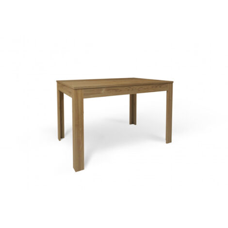 Mesa extensible 120+50L x 80P x h75 – Acabado en madera nogal Stelvio – Sarmog