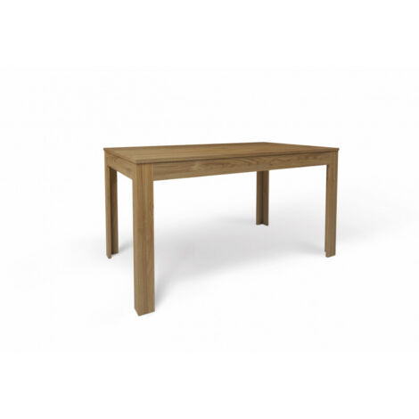 Mesa extensible 140+60L x 80P x h75 – Acabado en madera nogal Stelvio – Sarmog