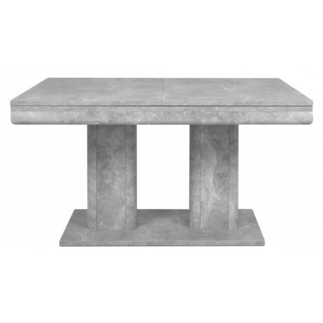 Mesa extensible 140x90 cm hormigón - Rovigo