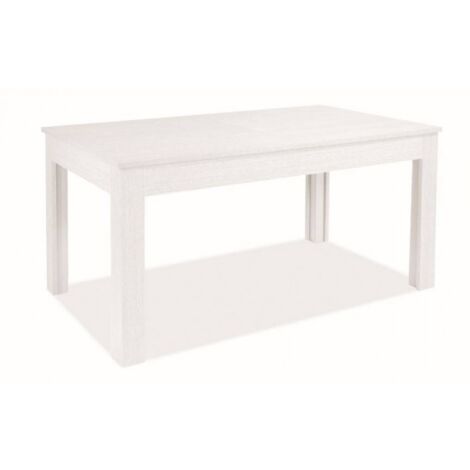 Mesa extensible 160 x 90 cm fresno blanco - Corniolo
