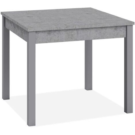 Mesa extensible 90 x 60 cm hormigón - Cuneo