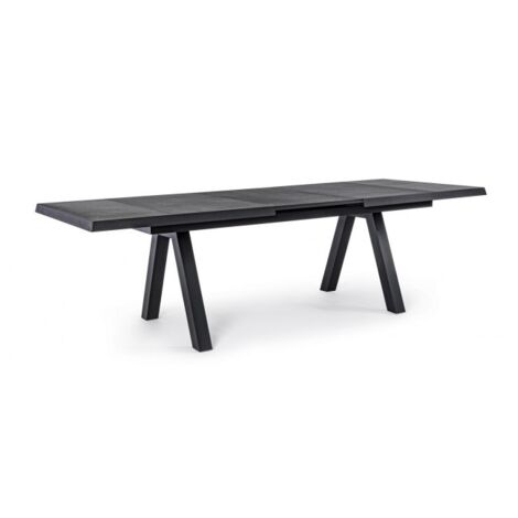 Mesa extensible antracita 265 x 103 cm