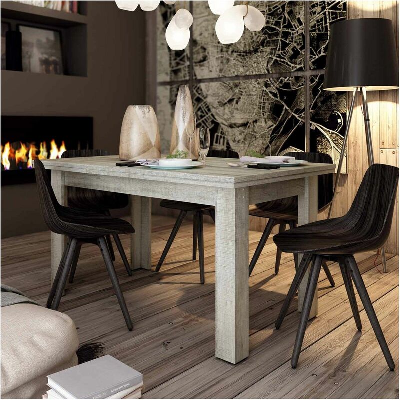 

Mesa Extensible Baikal Ancho: Cerrada : 140 Cm | Abierta : 240 Cm X Largo
