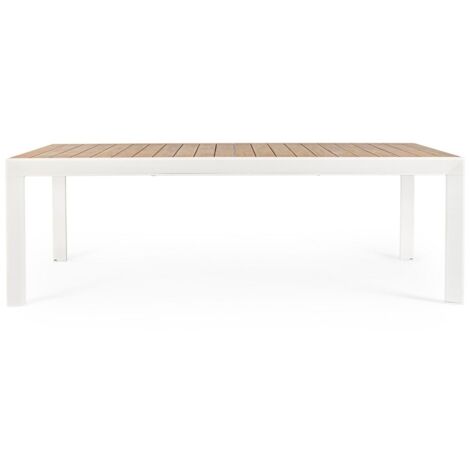 Mesa extensible bioclimática blanca 220-340x100