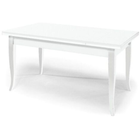 Mesa extensible blanca 140x80
