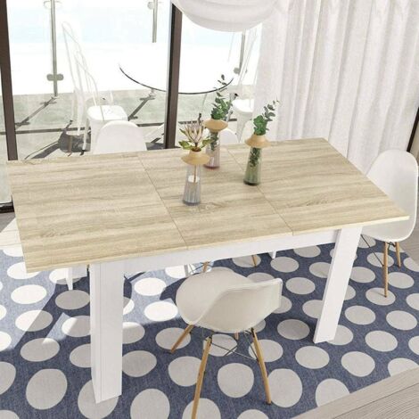 Mesa Extensible - Blanca 90x190x78h cm