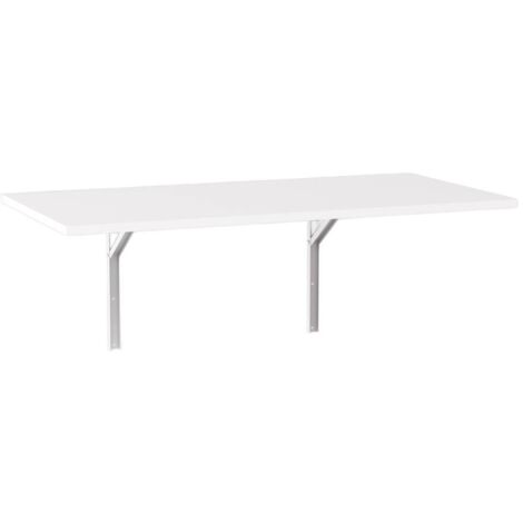 Mesa extensible de pared FLAP 138x68 cm Blanca - Tablero para cocinas y estancias pequeñas